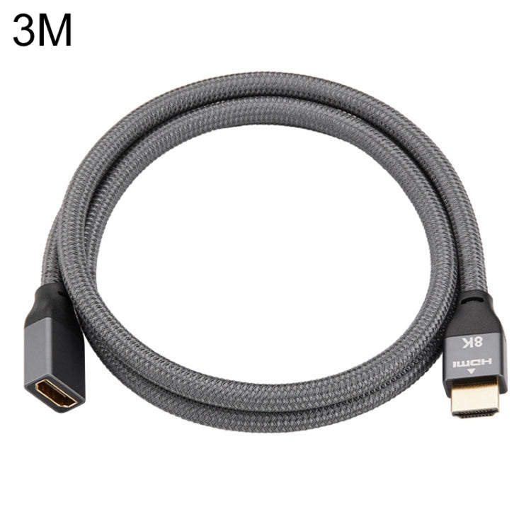 Cavo HDMI 8K 60Hz maschio-femmina che supporta video 3D, lunghezza cavo: 3 m, 3m Cavo HDMI 8K 60Hz maschio-femmina che supporta video 3D, lunghezza cavo: 3 m, 3m